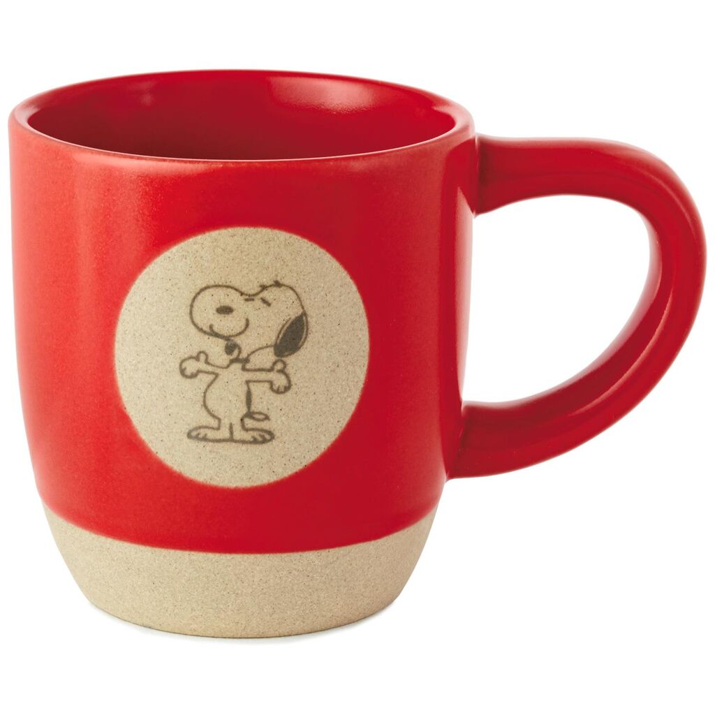 Hallmark Peanuts Snoopy Top Dog 12 oz Coffee Ceramic Mug New