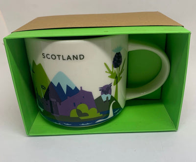 Starbucks You Are Here Collection Scotland Ceramic Coffee Mug New With Box