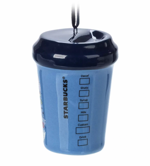 Disney Starbucks Mickey Hollywood Studios Cup Christmas Ornament New with Tag