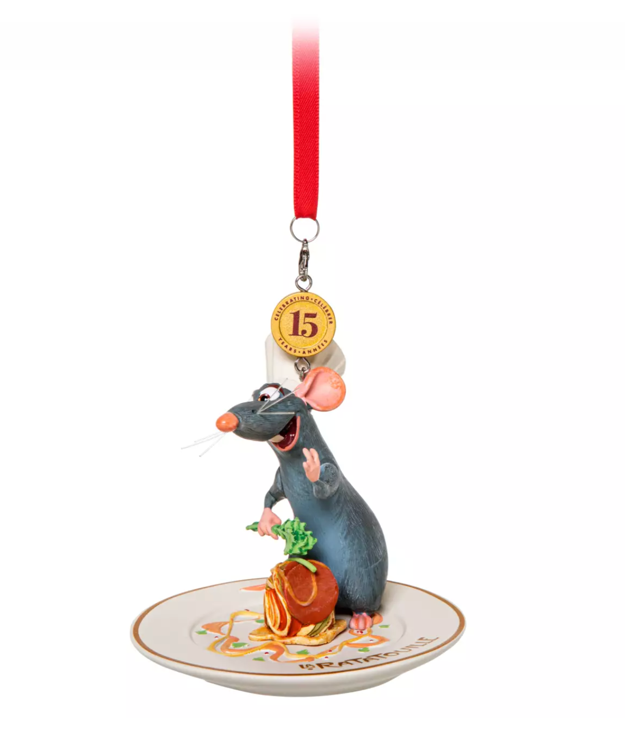Disney Sketchbook 15th Remy Chef La Ratatouille Christmas Ornament New with Tag
