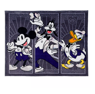 Disney 100 Years of Wonder Mickey and Friends Throw Blanket New with Tag