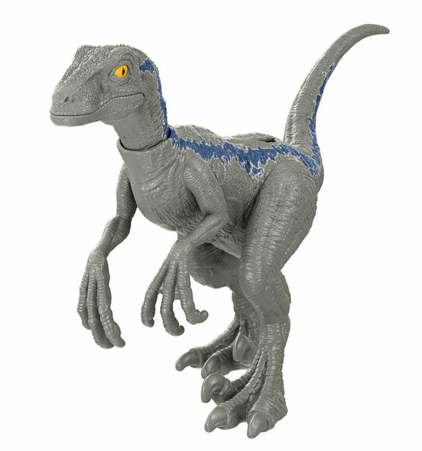 Jurassic World: Dominion Ferocious Pack Velociraptor Blue Dinosaur Figure New