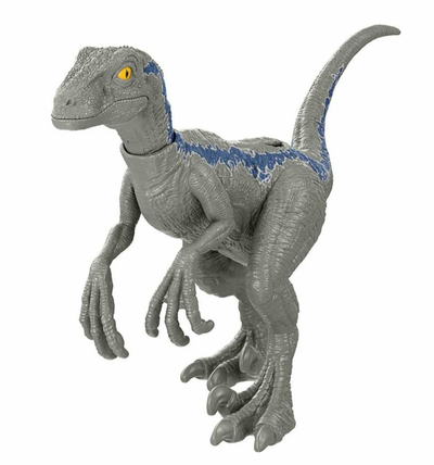 Jurassic World: Dominion Ferocious Pack Velociraptor Blue Dinosaur Figure New