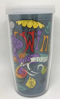 Disney Epcot Food and Wine Festival 2020 Figment Tervis Tumbler New
