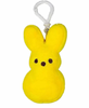 Peeps Easter Peep Yellow Bunny Backpack Clip Plush Keychain New with Tag