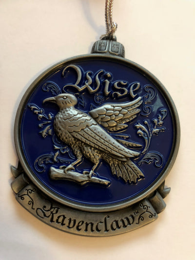 Universal Studios Harry Potter Ravenclaw Round Metal Holiday Ornament New w Tags