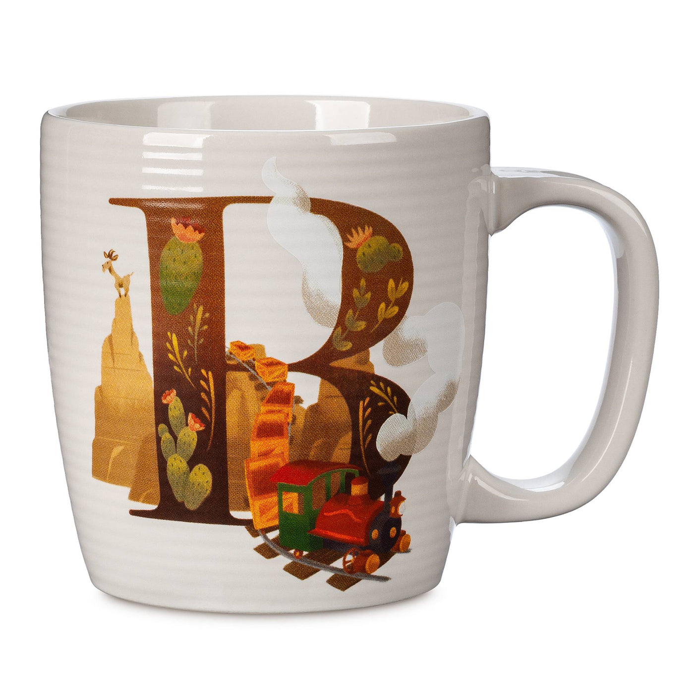 Disney Parks ABC Letters B is for Big Thunder Mountain Railroad Coffee Mug New