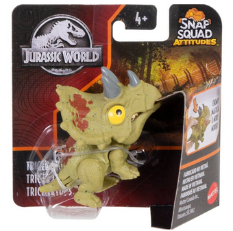 Jurassic World Snap Squad Attitudes Triceratops Dinosaurs Toy New With Box
