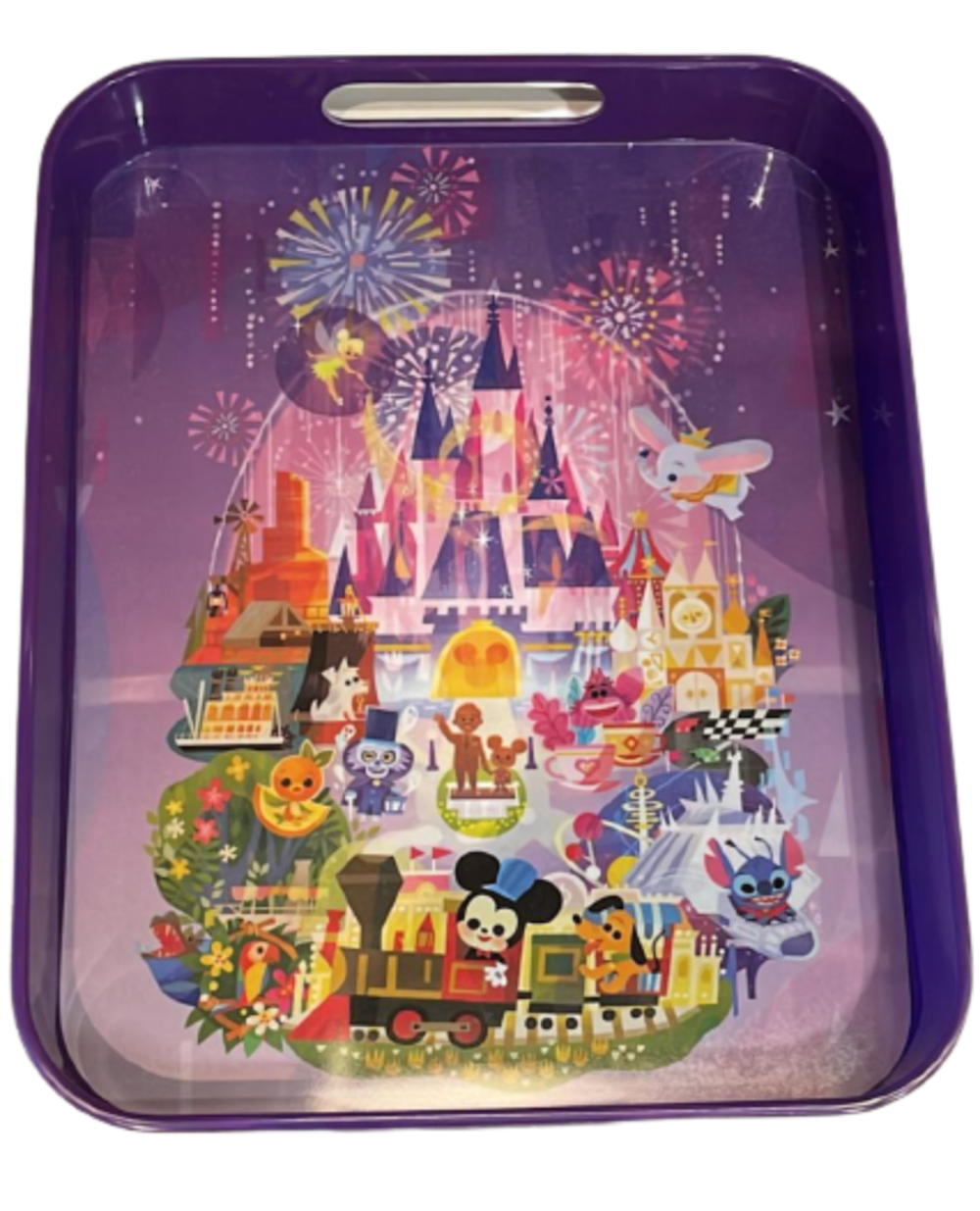 Disney Parks Joey Chou Cinderella Castle Magic Kingdom Serving Tray New