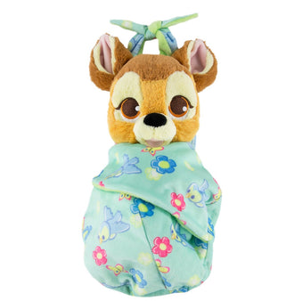 Disney Parks Baby Bambi in a Blanket Pouch Plush New with Tags