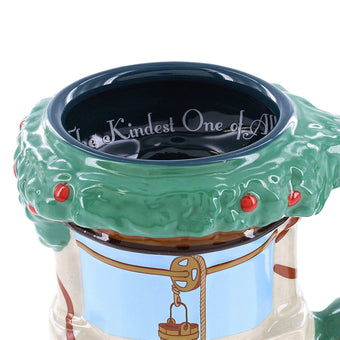 Disney Parks Snow White Wishing Well Sculpted Leafy Handle Ceramic Mug