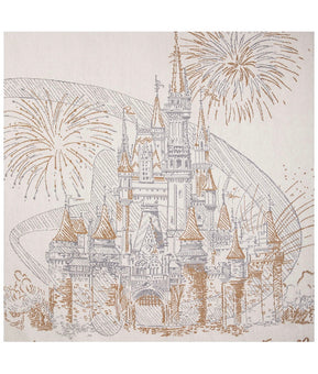 Disney Parks Most Magical Place on Earth Castle Throw Blanket New with Case