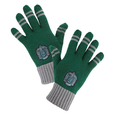 Universal Studios Wizarding World of Harry Potter Slytherin Striped Gloves New