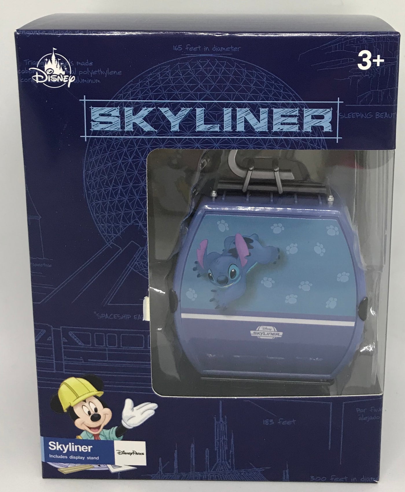 Disney Parks Stitch Lilo Skyliner Collectible Toy Hitchhiking Ghosts New