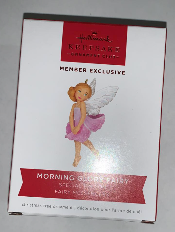 Hallmark 2022 Fairy Messengers Morning Glory Fairy Christmas Ornament New W Box
