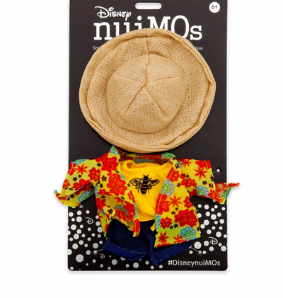 Disney NuiMOs Outfit Graphic T-shirt Patterned Kimono Jeans and Sun Hat New Card
