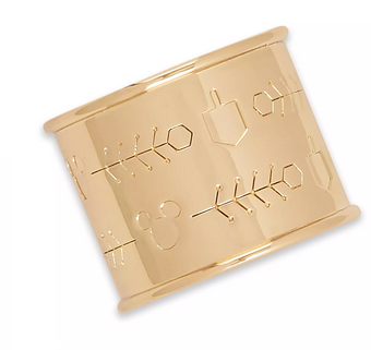 Disney Mickey Icons Dreidels Menorahs Hanukkah Napkin Holder Set New with Tag