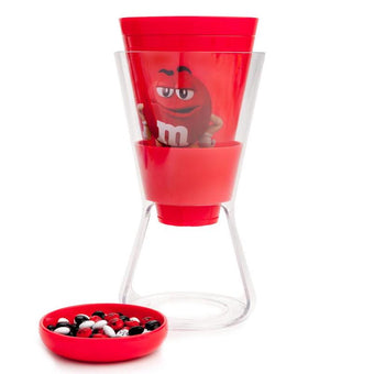 M&M's World Candy Red Funnel Dispenser New with Box