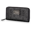 Disney Parks Mickey and Minnie Mouse Embossed Wallet Boutique Icon Black New