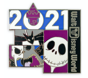 Disney Parks WDW 2021 The Nightmare Before Christmas Jack Pin New w Card