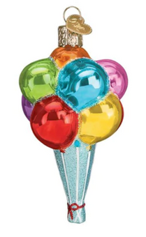 Old World Christmas Balloons Glass Christmas Ornament New With Box
