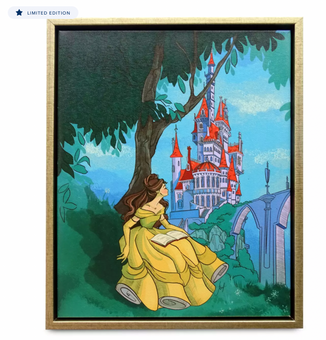 Disney Beauty and the Beast 30th Anniversary Framed Print Set New