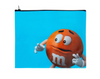 M&M's World Orange Character Nope Nope Nope Nope Recycled Pouch New