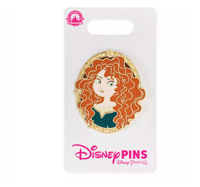Disney Pins Brave Princess Merida Portrait Pin New with Card