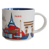 Starbucks You Are Here Paris Ceramic Coffee Mug New with Box
