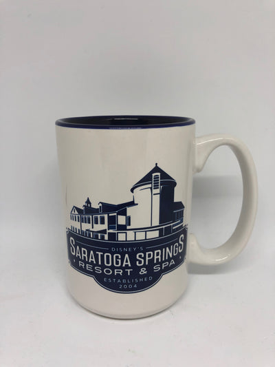 Disney Parks Saratoga Springs Resort and Spa Ceramic Coffee Mug New