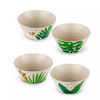 Disney Parks Mickey SilhouetteTropical Bowl Set of 4 New with Tag