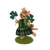 Annalee Dolls 2023 St. Patrick's 5in Shamrock Girl Mouse Plush New with Tag