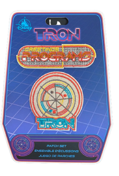 Disney Parks 2023 Tron Lightcycle Run Greetingd Programs Patch Set New with Card