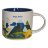 Starbucks You Are Here Collection Poland Ceramic Coffee Mug New with Box