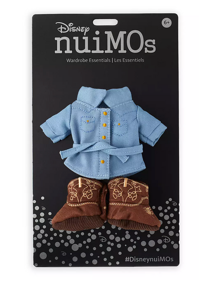 Disney NuiMOs Collection Outfit Dress and Cowboy Boots Set New with Card