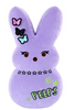 Peeps Easter Peep Purple Emo Bunny Plush New with Tag