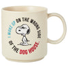 Hallmark Peanuts Snoopy Wrong Side of the Doghouse Coffee Mug New