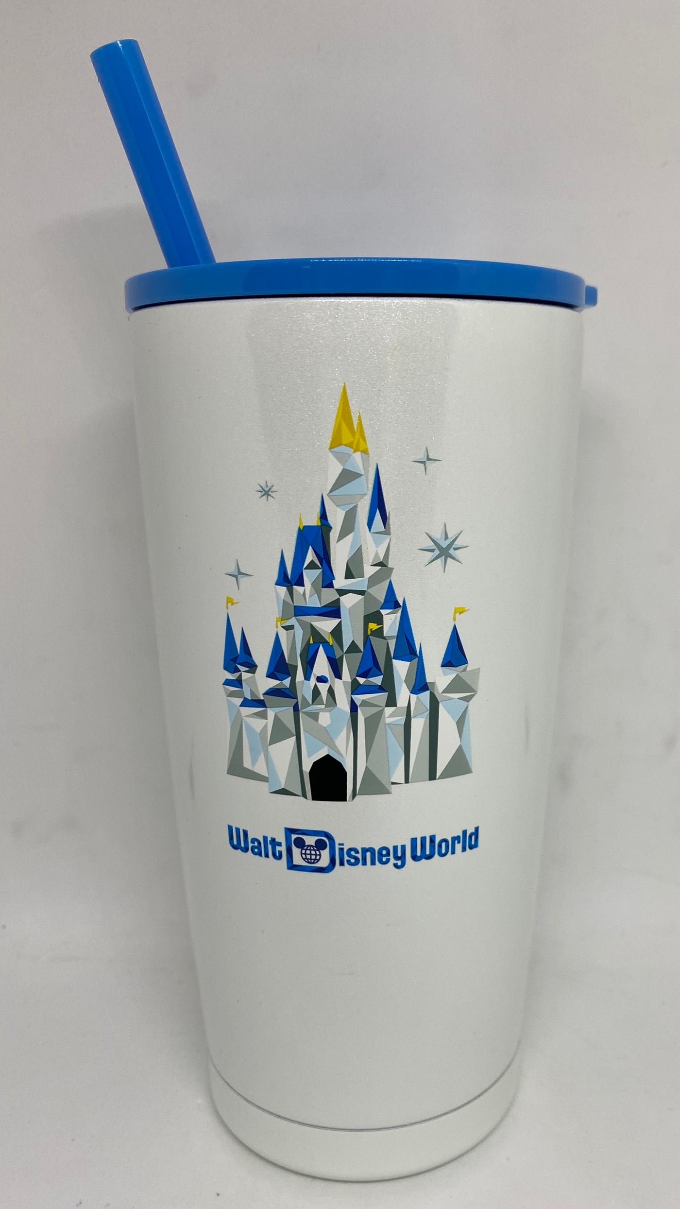 Disney Parks 2021 Starbucks Magic Kingdom Castle Tumbler with Straw New