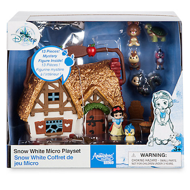 Disney Animators' Collection Snow White Micro Doll Playset Play Set New with Box