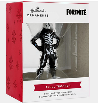 Hallmark 2022 Fortnite Skull Trooper Christmas Ornament New with Box