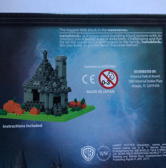 Universal Studios Wizarding World of Harry Potter Hagrid’s Hut Nanoblock Set New