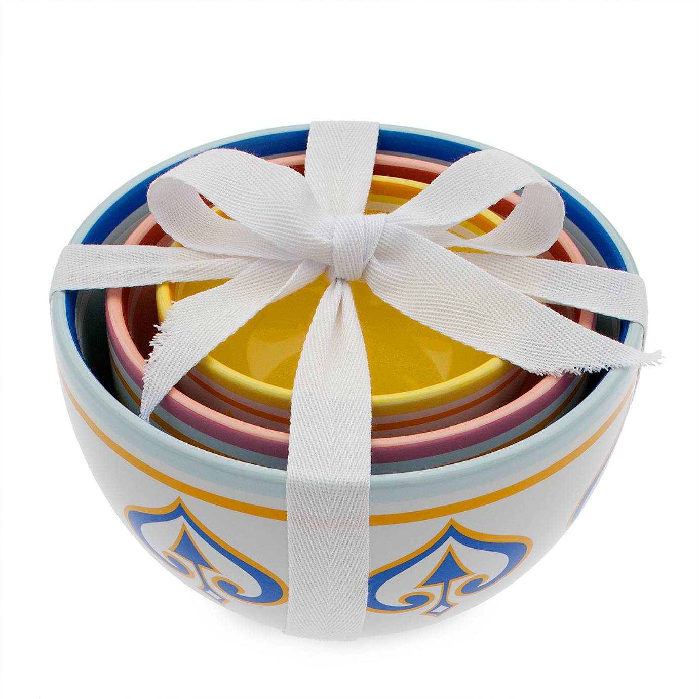 Disney Parks Mickey Ware Small Ceramic Mixing Bowl Set of 3 New