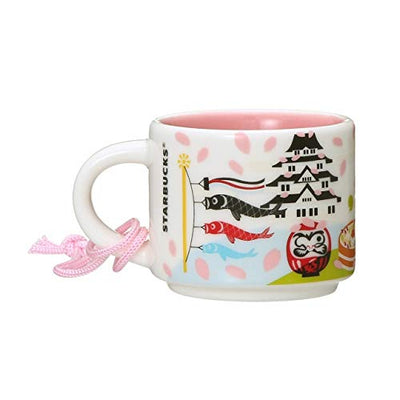 Starbucks Coffee You Are Here Japan Spring Espresso Mug Ornament New with Box