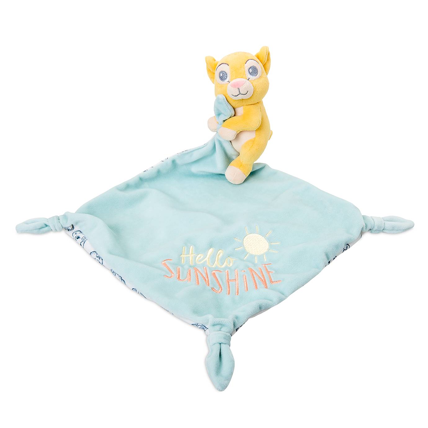 Disney Simba Hello Sunshine Plush Blankie Blanket for Baby New with Tag