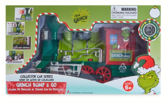 Holiday Time The Grinch Christmas Collector Car Series Bump and Go New With Box