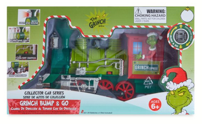 Holiday Time The Grinch Christmas Collector Car Series Bump and Go New With Box