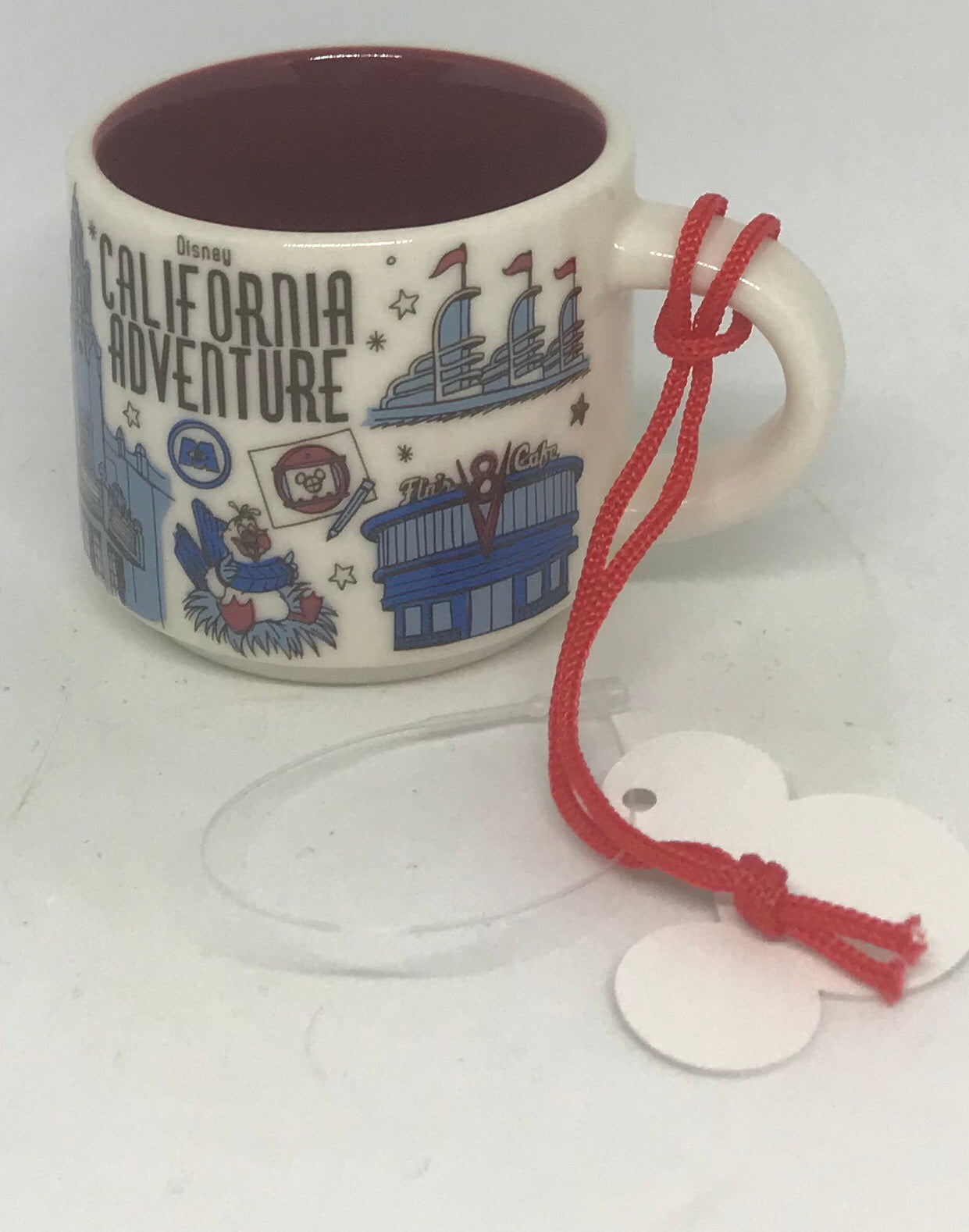 Disney Parks Starbucks Been There California Adventure Coffee Mug Ornament New