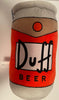 Universal Studios The Simpsons Duff Beer Can Plush Pillow New