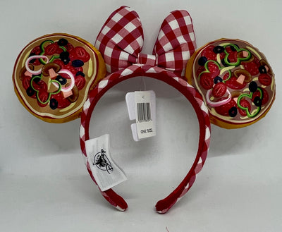Disney Parks Minnie Mouse Icon Ear Bow Headband One Size Buon Appetito Italy New