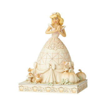 Disney Traditions Cinderella White Woodland Jim Shore Figurine New with Box